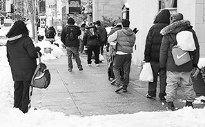 Feeding the Needy : Homeless : Street Life : New York : Personal Photo Projects : Photos : Richard Moore : Photographer